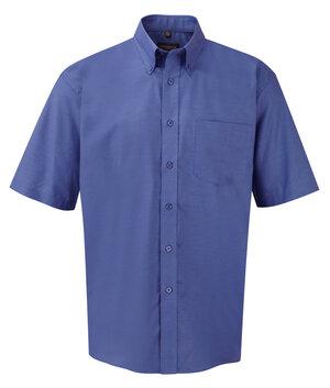 Russell Collection RU933M - Mens Short Sleeve Easy Care Oxford Shirt