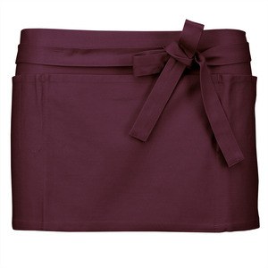 Kariban K886 - BARMAN APRON - BISTRO STYLE WAIST APRON Wine