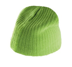 K-up KP517 - RIB-KNIT BEANIE HAT Lime