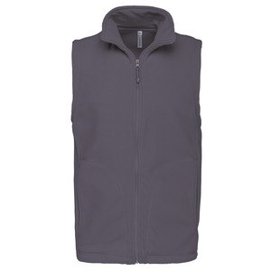 Kariban K913 - LUCA - ZIP THROUGH MICRO FLEECE GILET Convoy Grey