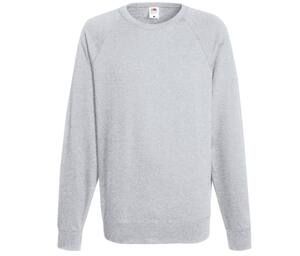 Fruit of the Loom SC360 - Lightweight Raglan Sweat Heather Grey