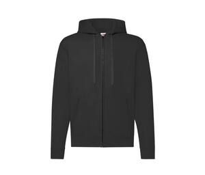 Fruit of the Loom SC374 - Men's Zipped Hoodie Black