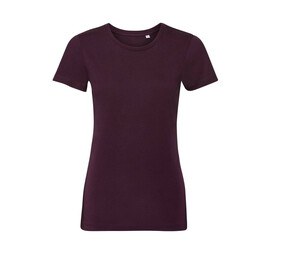 RUSSELL RU108F - Organic T-shirt woman Burgundy