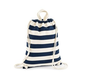 Westford mill WM686 - Gym bag Natural/ Navy