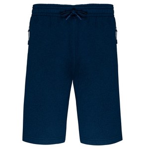 Proact PA1022 - Adult fleece multisport bermuda shorts Sporty Navy