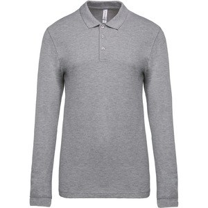 Kariban K256 - Mens long-sleeved piqué polo shirt