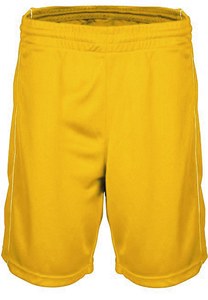 ProAct PA161 - KID'S BASKET BALL SHORTS Sporty Yellow