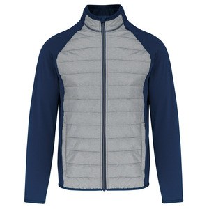 Proact PA233 - Dual-fabric sports jacket Marl Grey / Sporty Navy