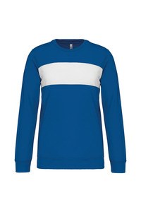 PROACT PA374 - Kids' polyester sweatshirt Sporty Royal Blue / White