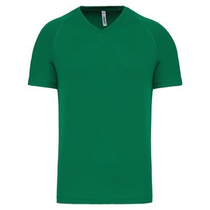 PROACT PA476 - Men's V-neck short-sleeved sports T-shirt Kelly Green