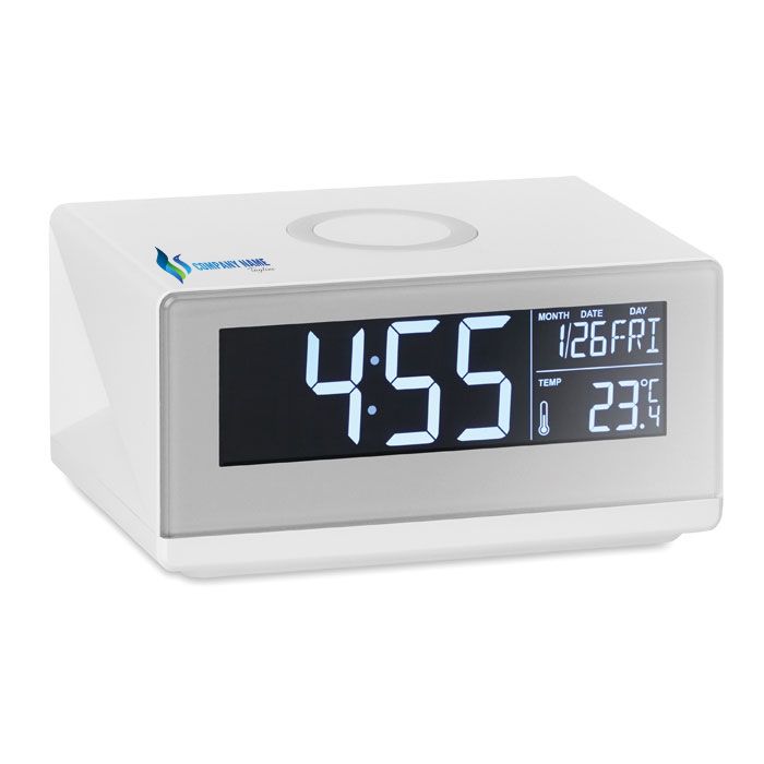 GiftRetail MO9588 - SKY WIRELESS LED clock & wireless charger