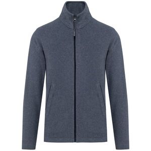 Kariban K911 - FALCO - ZIP THROUGH MICRO FLEECE JACKET French Navy Heather