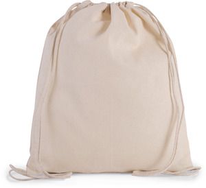 Kimood KI0147 - ORGANIC COTTON SMALL DRAWSTRING BAG Natural