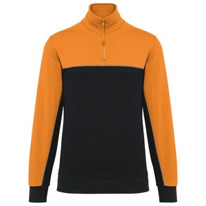 WK. Designed To Work WK404 - Unisex zipped neck eco-friendly sweatshirt