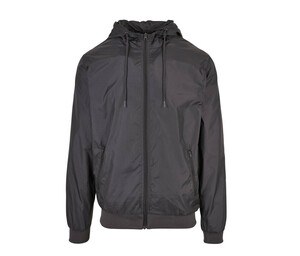 Build Your Brand BY016 - Windbreaker Dark Shadow / Dark Shadow