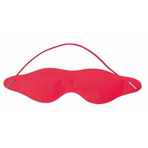 EgotierPro 36056 - Nylon Gel Eye Mask, Various Colors Red