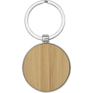 GiftRetail 118125 - Nino bamboo round keychain