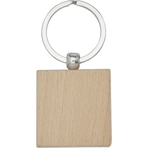 GiftRetail 118121 - Gioia beech wood squared keychain