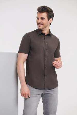 Russell Collection RU947M - Mens Short Sleeve Fitted Shirt