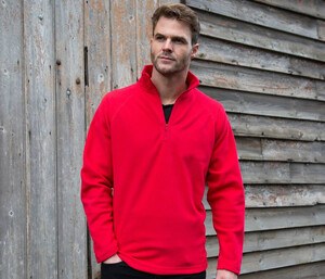 Result RS112 - Zipped collar lightweight microfleece