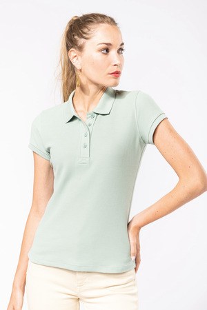 Kariban K210 - Womens short-sleeved organic piqué polo shirt