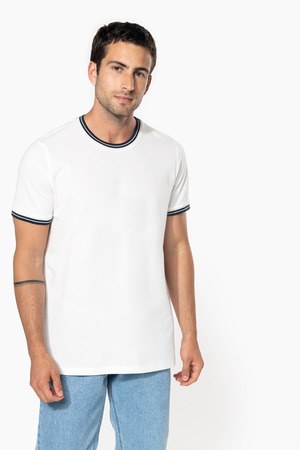 Kariban K373 - Mens piqué knit crew neck T-shirt