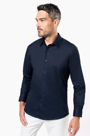 Kariban K513 - Men’s long-sleeved cotton poplin shirt