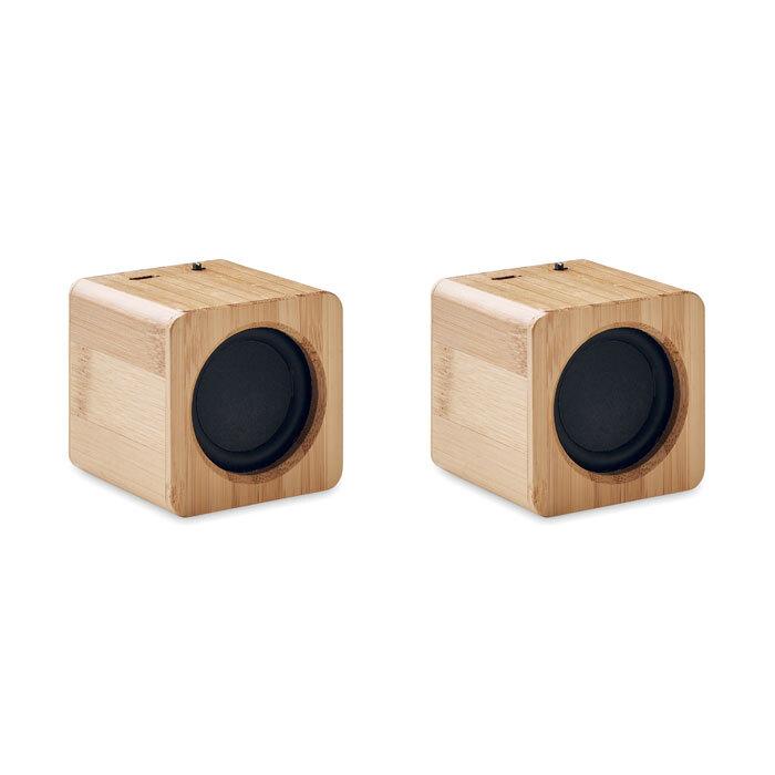 Wooden computer hot sale speakers