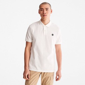 Timberland TB0A26N4 - Millers River short-sleeved organic cotton piqué polo shirt